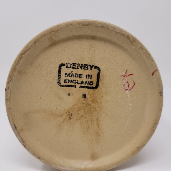 Vintage Denby Potter's Wheel Canister with Lid - Picture 5 of 7